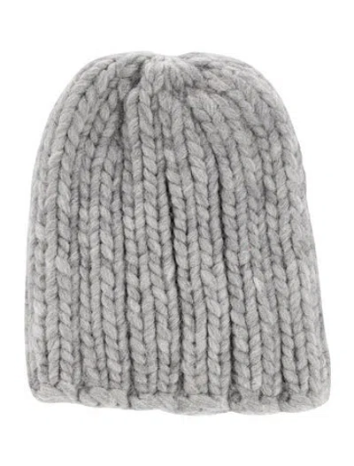 Pre-owned Eugenia Kim Grey Wool Knitted Beanie With Tags In Gray