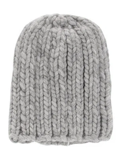 Pre-owned Eugenia Kim Grey Wool Knitted Beanie With Tags In Gray