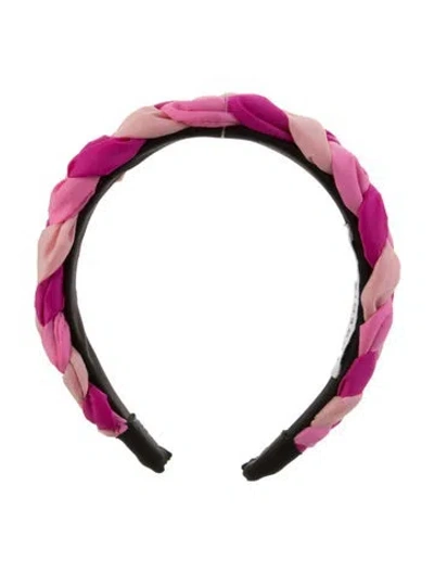 Pre-owned Eugenia Kim Head Band In Pink