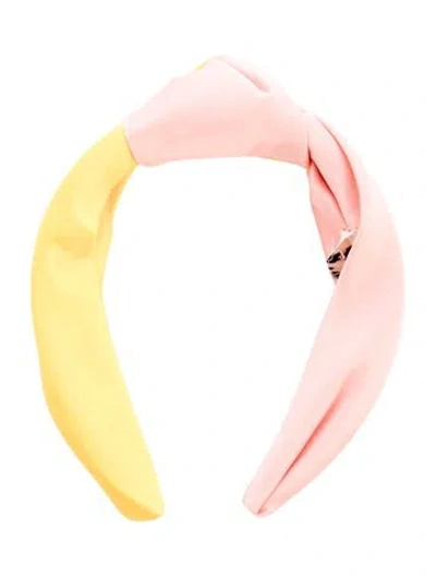 Pre-owned Eugenia Kim Headband W/tags In Pink/yellow