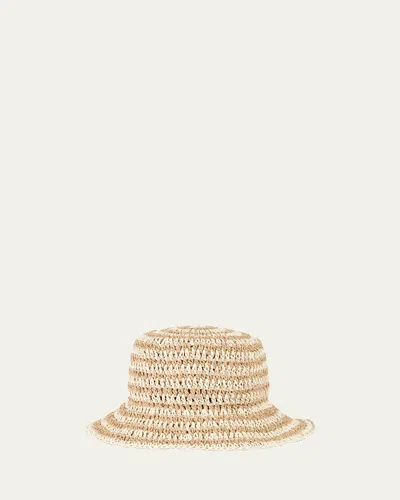 Eugenia Kim Jonah Packable Bucket Hat In Neutral