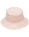 Eugenia Kim Jonah Packable Hemp Blend Bucket Hat In Pink