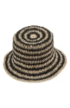 Eugenia Kim Jonah Stripe Straw Bucket Sun Hat