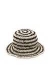 Eugenia Kim Jonah Striped Straw Bucket Hat In Multi
