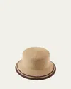 Eugenia Kim Jonah Striped-trim Bucket Hat In Jonah