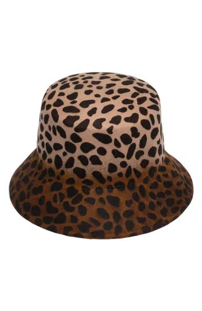 Eugenia Kim Jonah Wool Bucket Hat In Camel/brown