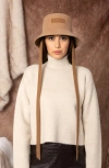 Eugenia Kim Jonah Wool Felt Bucket Hat In Camel