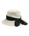 Eugenia Kim Jordana Hat In Beige Linen In Beige