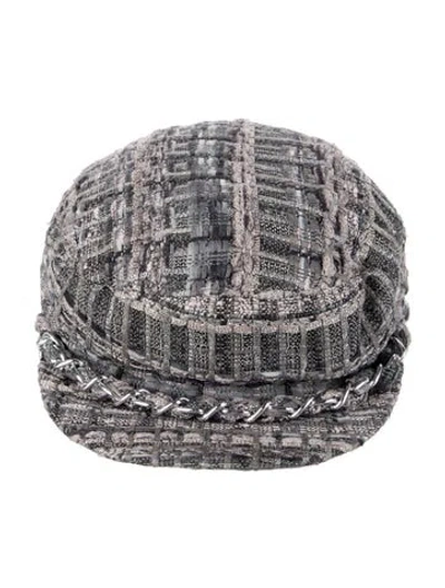 Pre-owned Eugenia Kim Knit Acrylic Newsboy Hat  W/tags In Gray