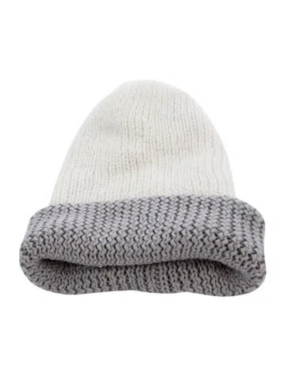 Pre-owned Eugenia Kim Knit Beanie In Neutral
