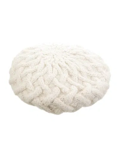 Pre-owned Eugenia Kim Knit Beret In Neutral