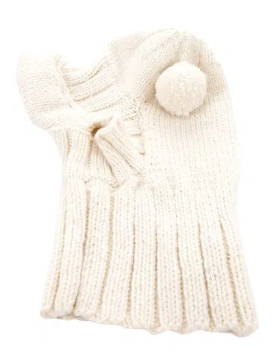 Pre-owned Eugenia Kim Knitted Balaclava In Neutral