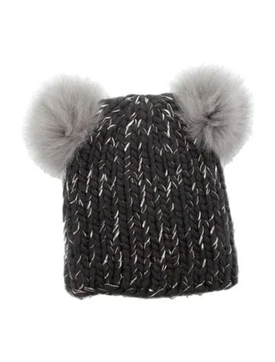 Pre-owned Eugenia Kim Knitted Beanie In Gray