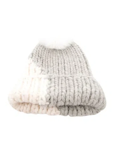 Pre-owned Eugenia Kim Knitted Beanie In Gray