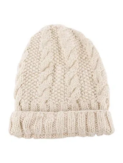 Pre-owned Eugenia Kim Knitted Beanie In Neutral
