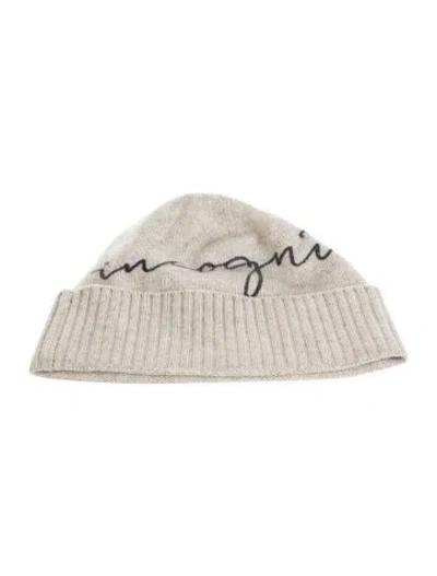 Pre-owned Eugenia Kim Knitted Beanie In Neutral