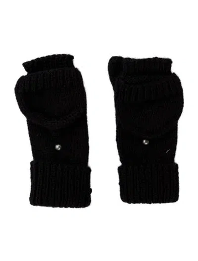 Pre-owned Eugenia Kim Knitted Winter Gloves In Black