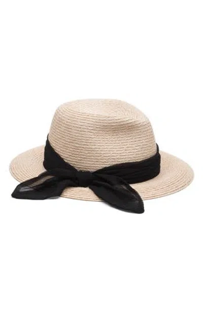 EUGENIA KIM EUGENIA KIM LILLIAN BOW PACKABLE HEMP FEDORA