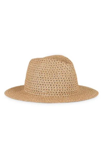 Eugenia Kim Lillian Packable Straw Fedora In Red