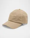 Eugenia Kim Lo Linen Baseball Cap In Khaki