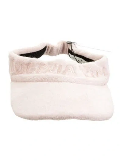 Pre-owned Eugenia Kim Logo Sun Visor In Pink