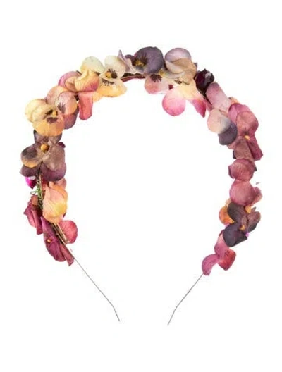 Pre-owned Eugenia Kim Loral Headband In Multi
