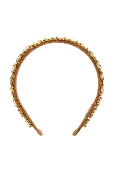 Eugenia Kim Lux Headband In Brown