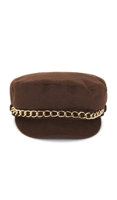 Eugenia Kim Marina Cap In Brown