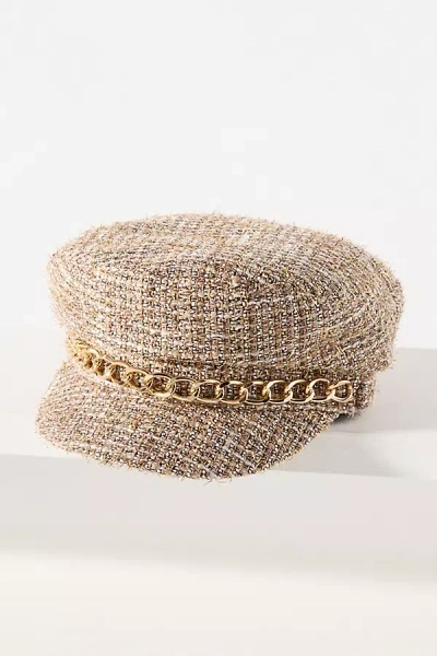 Eugenia Kim Marina Cashmere Newsboy Cap In Multi
