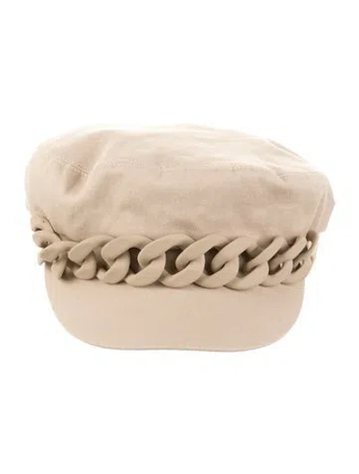 Pre-owned Eugenia Kim Marine Cap W/tags In Neutral
