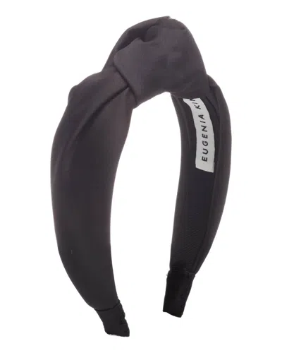 Eugenia Kim Maryn Satin Headband In Black