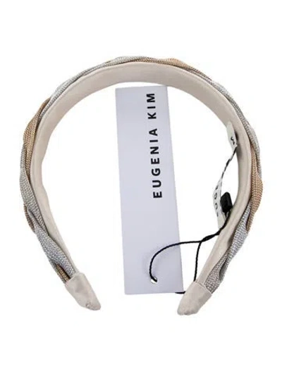 Pre-owned Eugenia Kim Metallic Headband In Gold/metallic/silver