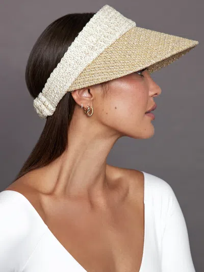 Eugenia Kim Micky Hat In Cream,natural