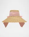 Eugenia Kim Mirabel Bow Straw Hat In Natural