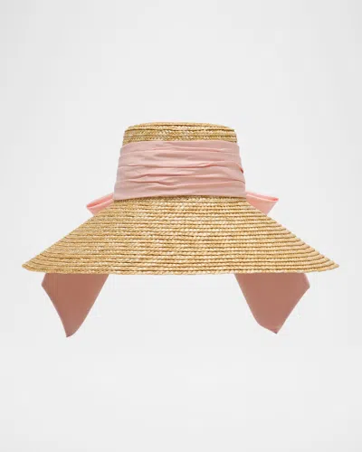 Eugenia Kim Mirabel Bow Straw Hat In Natural