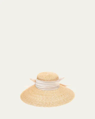 EUGENIA KIM MIRABEL NATURAL STRAW HAT