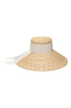 Eugenia Kim Mirabel Grosgrain-trimmed Straw Sunhat In Neutrals