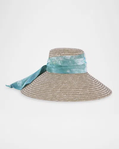 Eugenia Kim Mirabel Straw Wide-brim Sun Hat In Brown