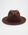 Eugenia Kim Nayla Wool Felt Fedora In Brown