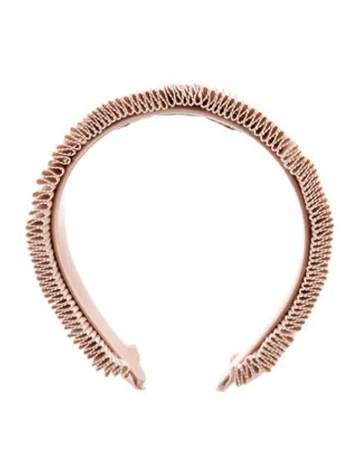 Pre-owned Eugenia Kim Neutral Accordion Style Headband
