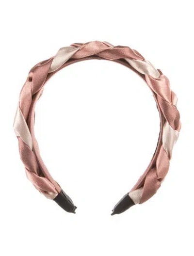 Pre-owned Eugenia Kim Neutral Pattern Print Hairband W/tags