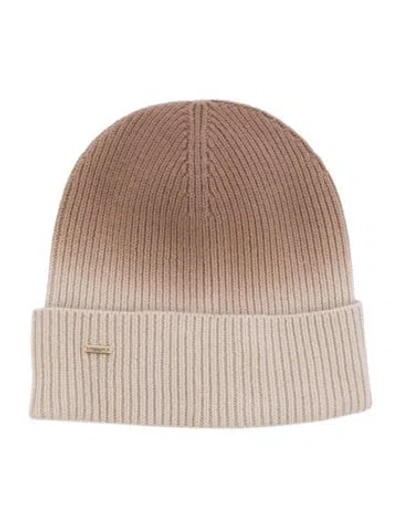 Pre-owned Eugenia Kim Neutral Tie Dye Ribbed Beanie  W/tags