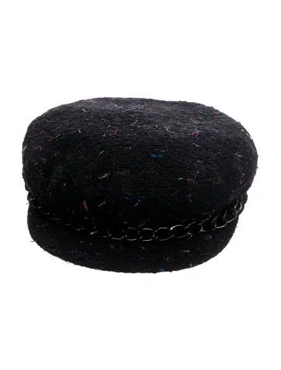 Pre-owned Eugenia Kim Newsboy Cap W/tags In Black