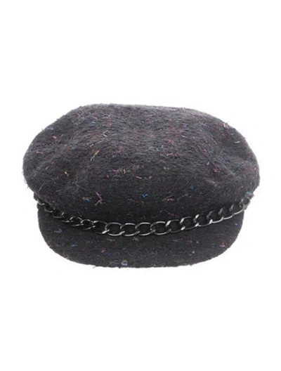 Pre-owned Eugenia Kim Newsboy Cap  W/tags In Black