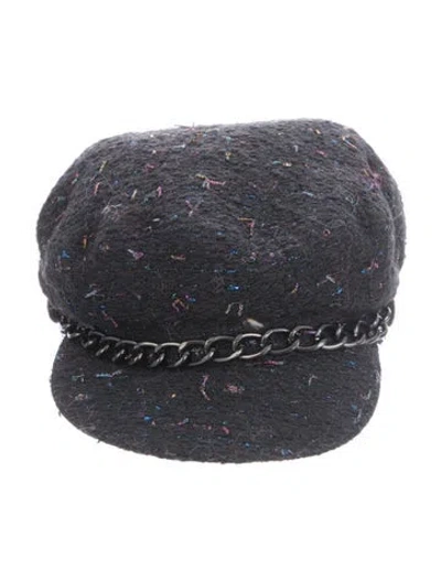 Pre-owned Eugenia Kim Newsboy Cap W/tags In Black