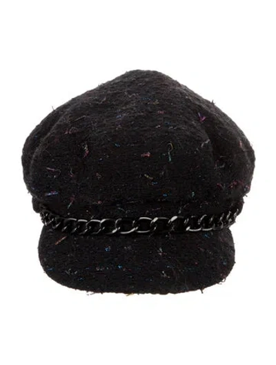 Pre-owned Eugenia Kim Newsboy Cap  W/tags In Black