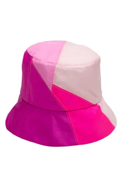 EUGENIA KIM EUGENIA KIM PATCHWORK BUCKET HAT