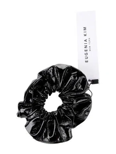 Pre-owned Eugenia Kim Patent Leather Hair Tie. W/tags In Black