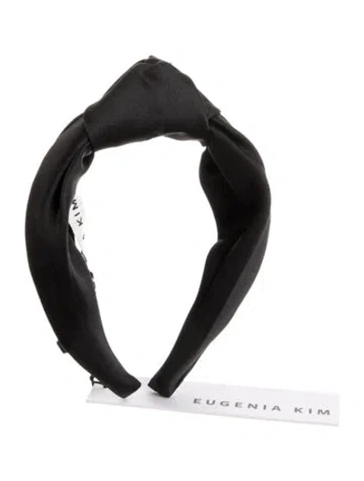 Pre-owned Eugenia Kim Pattern Print Faux Fur Hairband W/tags In Grey