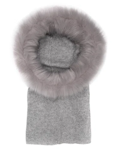 Eugenia Kim Paulina Wool & Cashmere-blend Hood In Gray